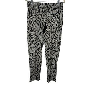 NEW Tommy Bahama Playa Brava Beach Pants Black White Print UPF 50 Size S